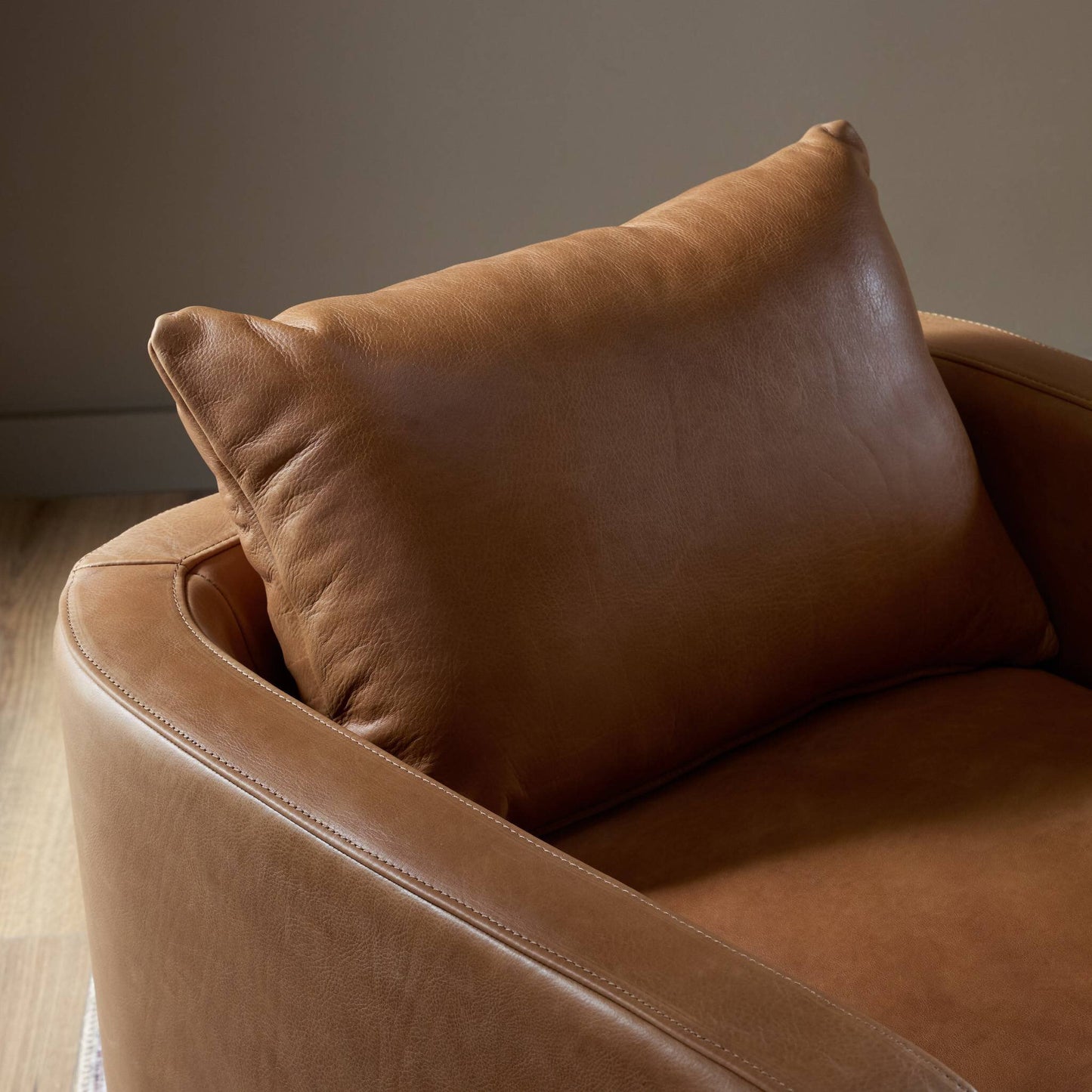 Kaya Swivel Chair- Haven Tobacco