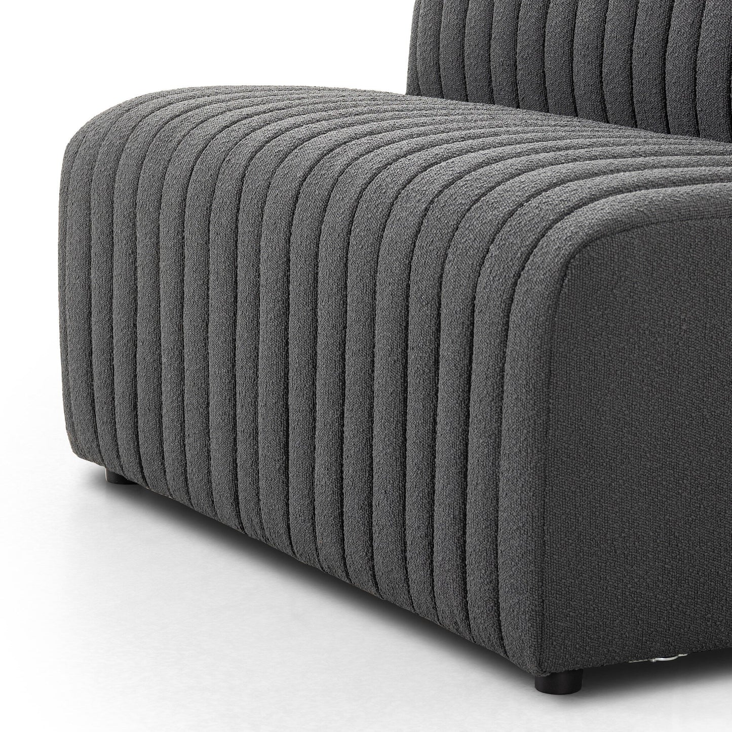 Augustine Dining Banquette- Fiqa Boucle Charcoal