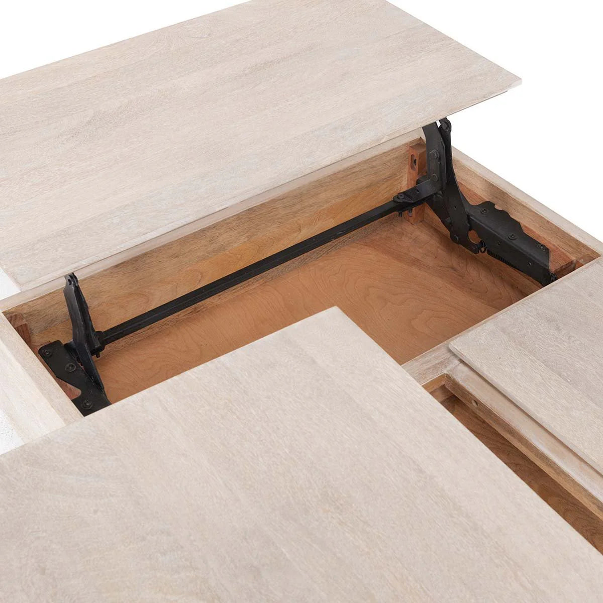 Rocklin Double Lift Top Coffee Table White