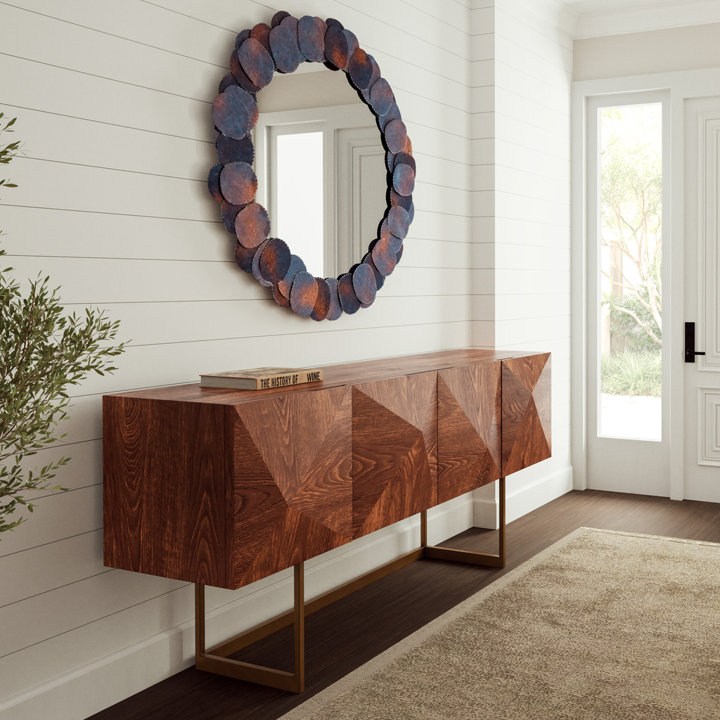 Suri Mirror (Cobalt Blue, 43"D)