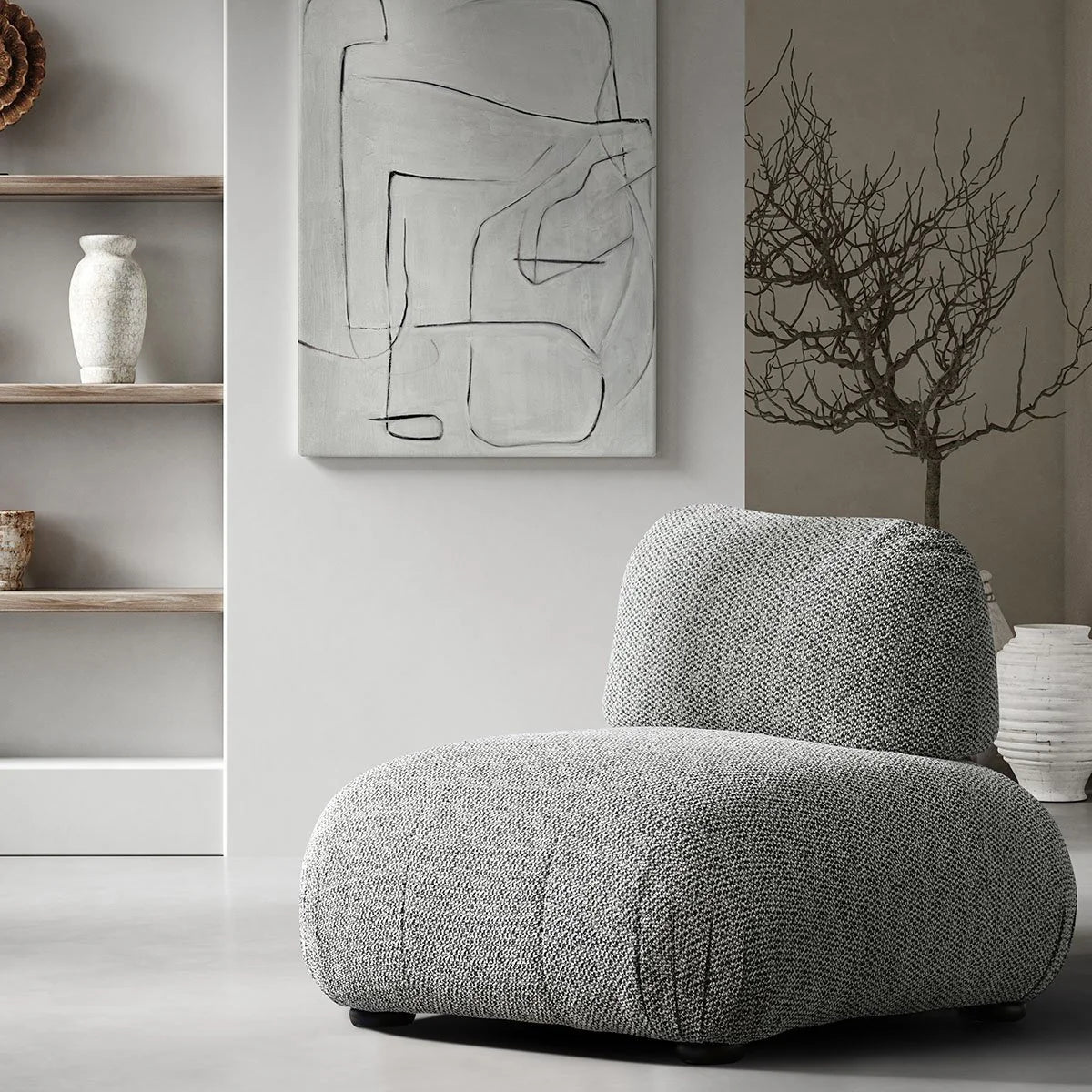 Thilda Accent Chair Gray