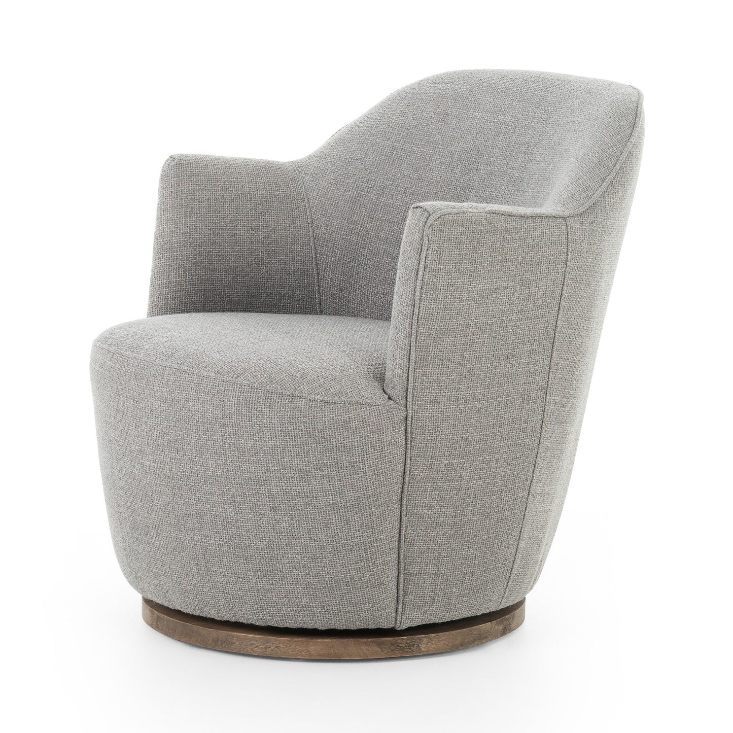 Aurora Swivel Chair- Gibson Silver