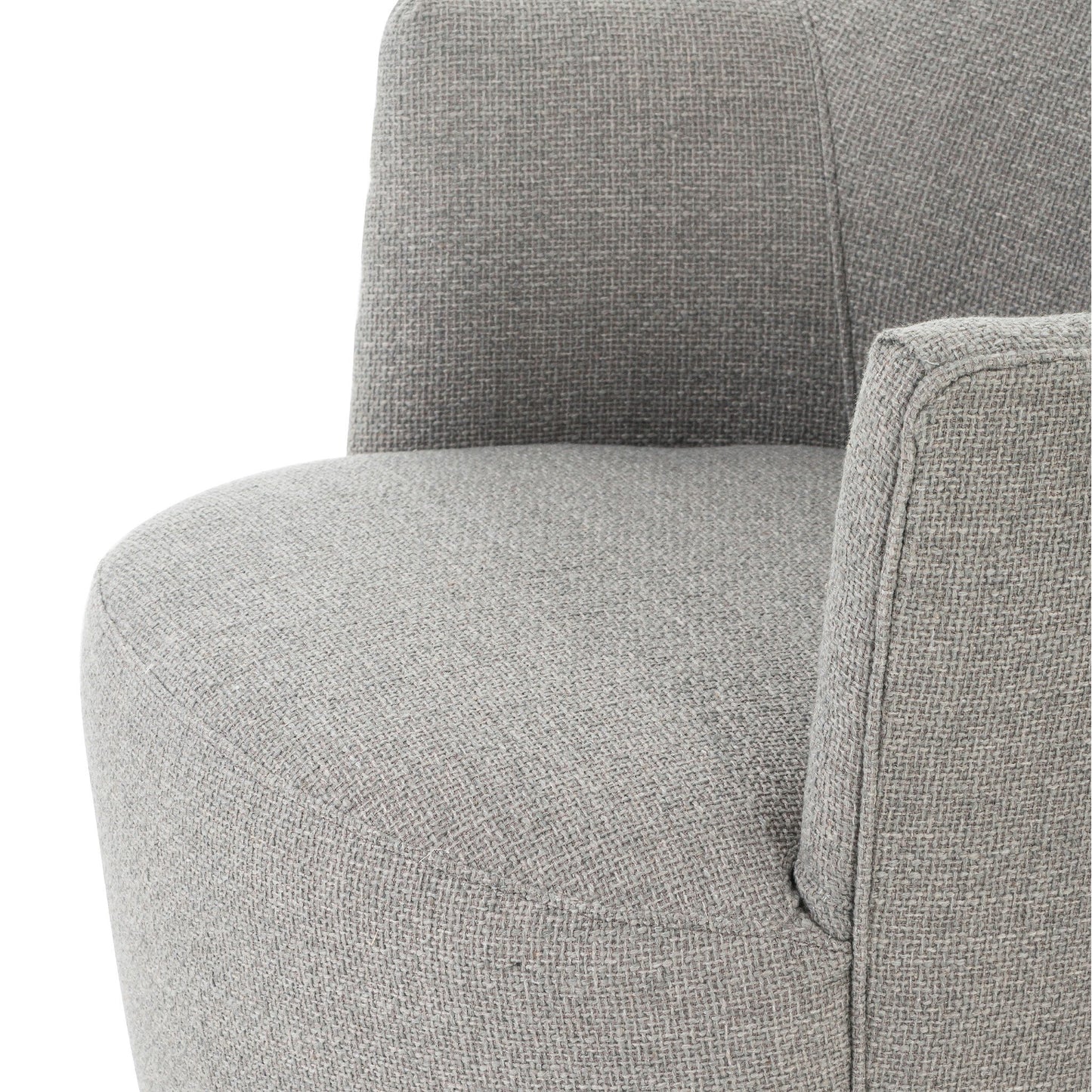 Aurora Swivel Chair- Gibson Silver
