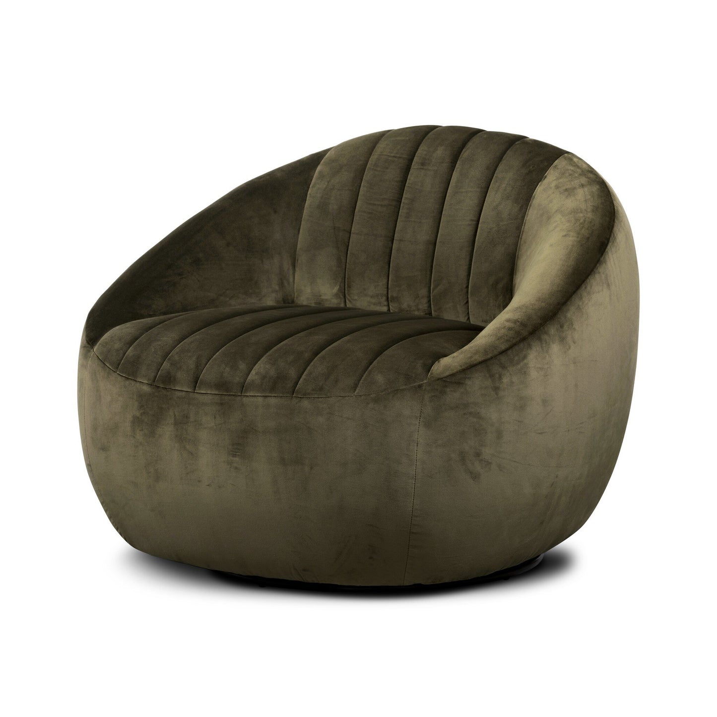 Audie Swivel Chair- Surrey Olive (Performance Fabric)