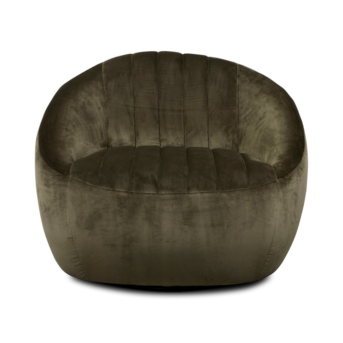 Audie Swivel Chair- Surrey Olive (Performance Fabric)