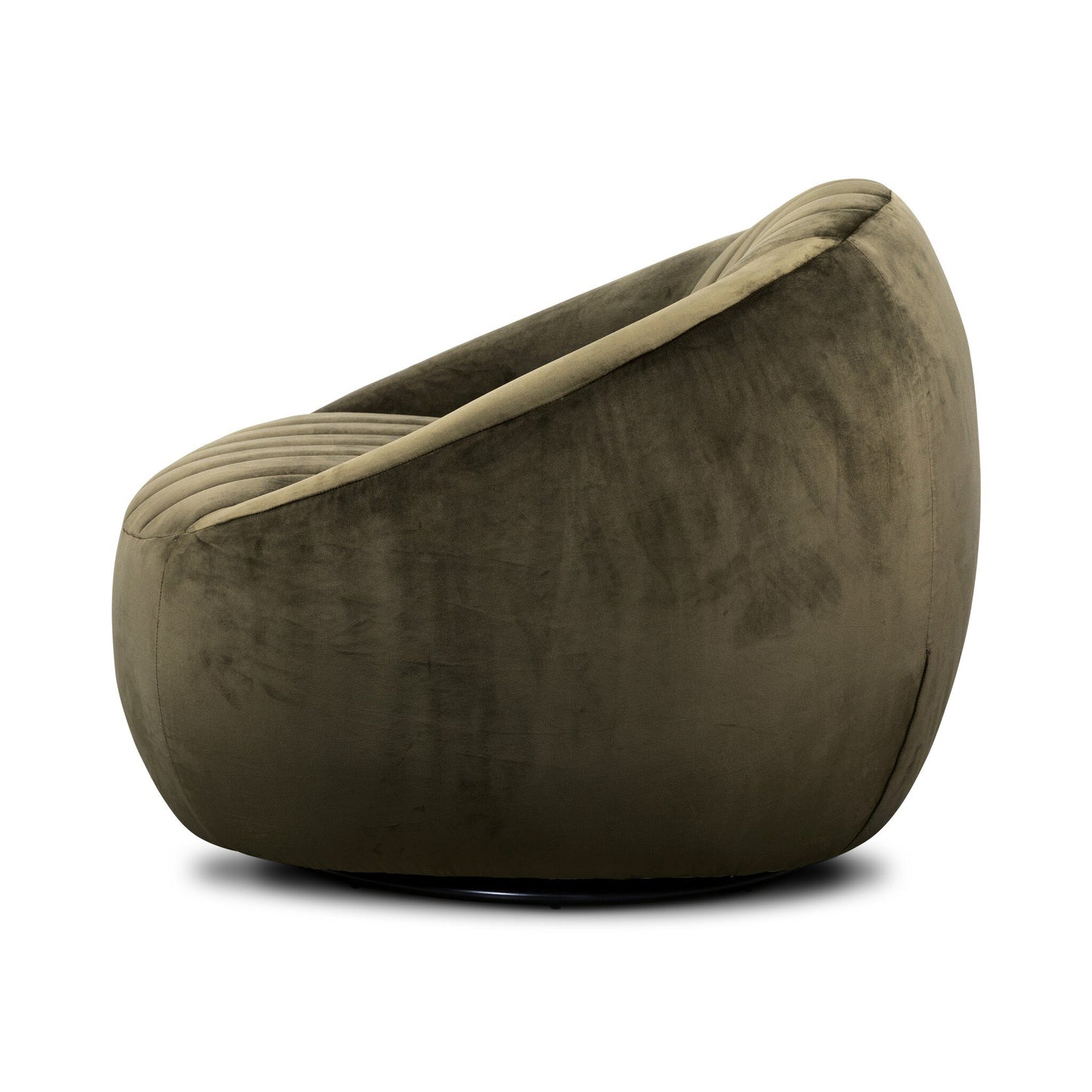 Audie Swivel Chair- Surrey Olive (Performance Fabric)