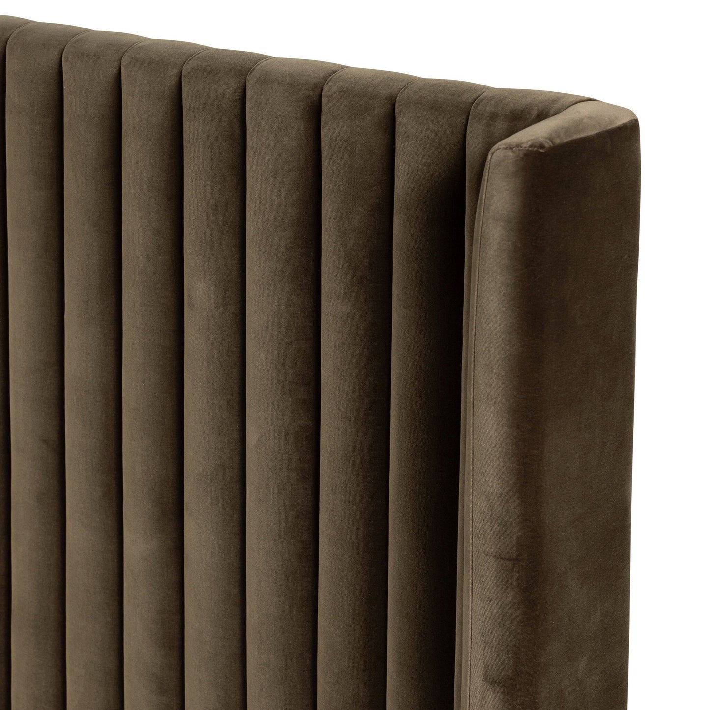 Montgomery  Queen Bed- Surrey Mink (Performance Fabric)