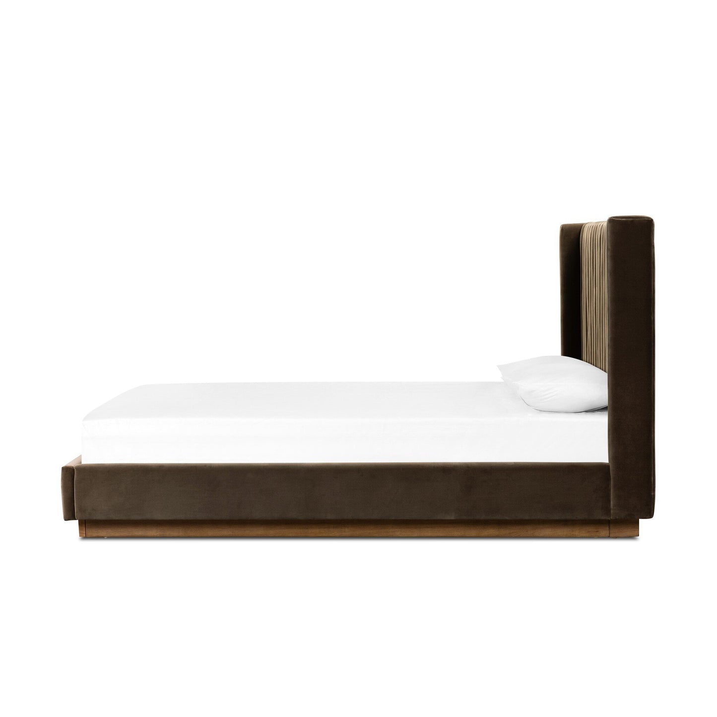 Montgomery  Queen Bed- Surrey Mink (Performance Fabric)