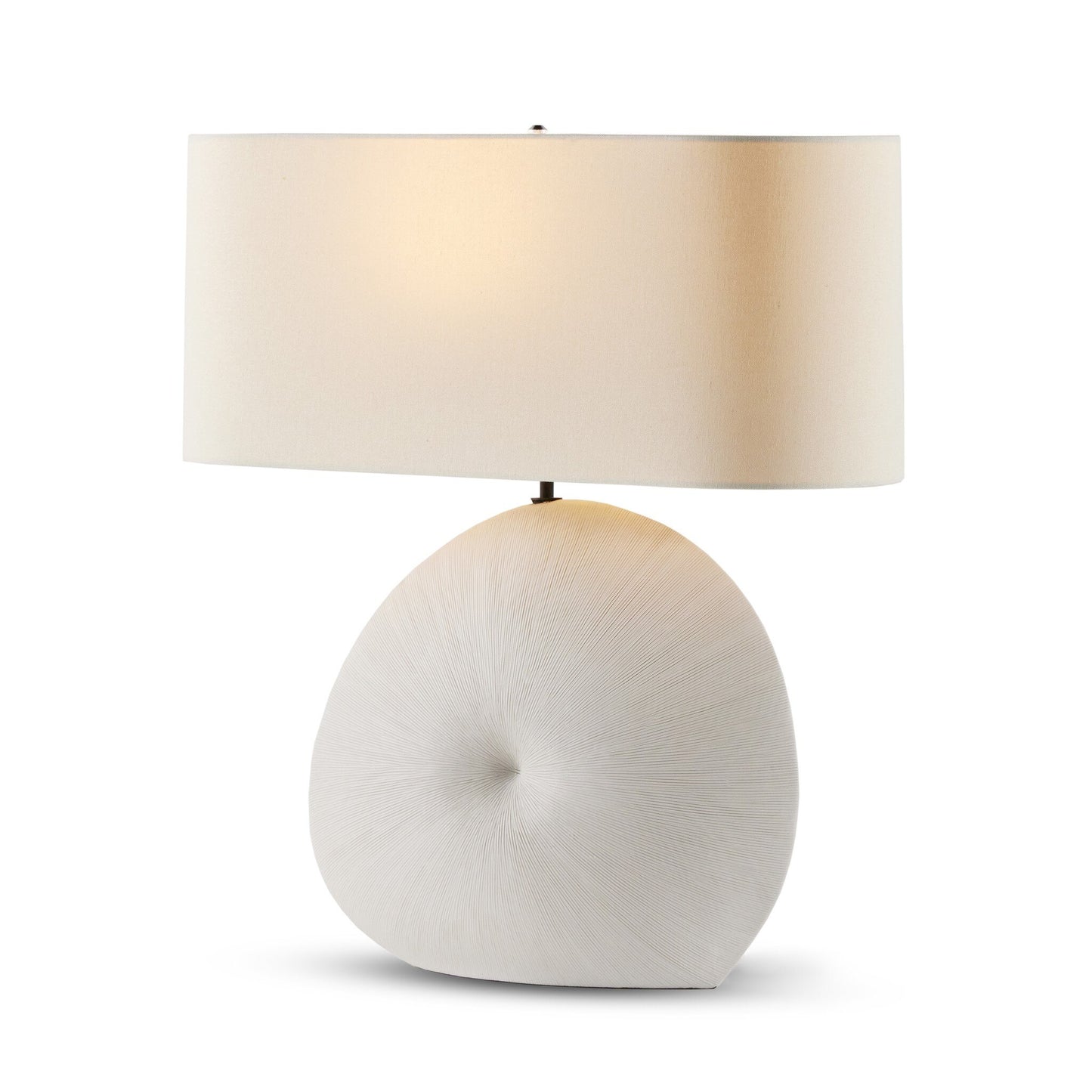 Busaba Table Lamp- Textured Matte White