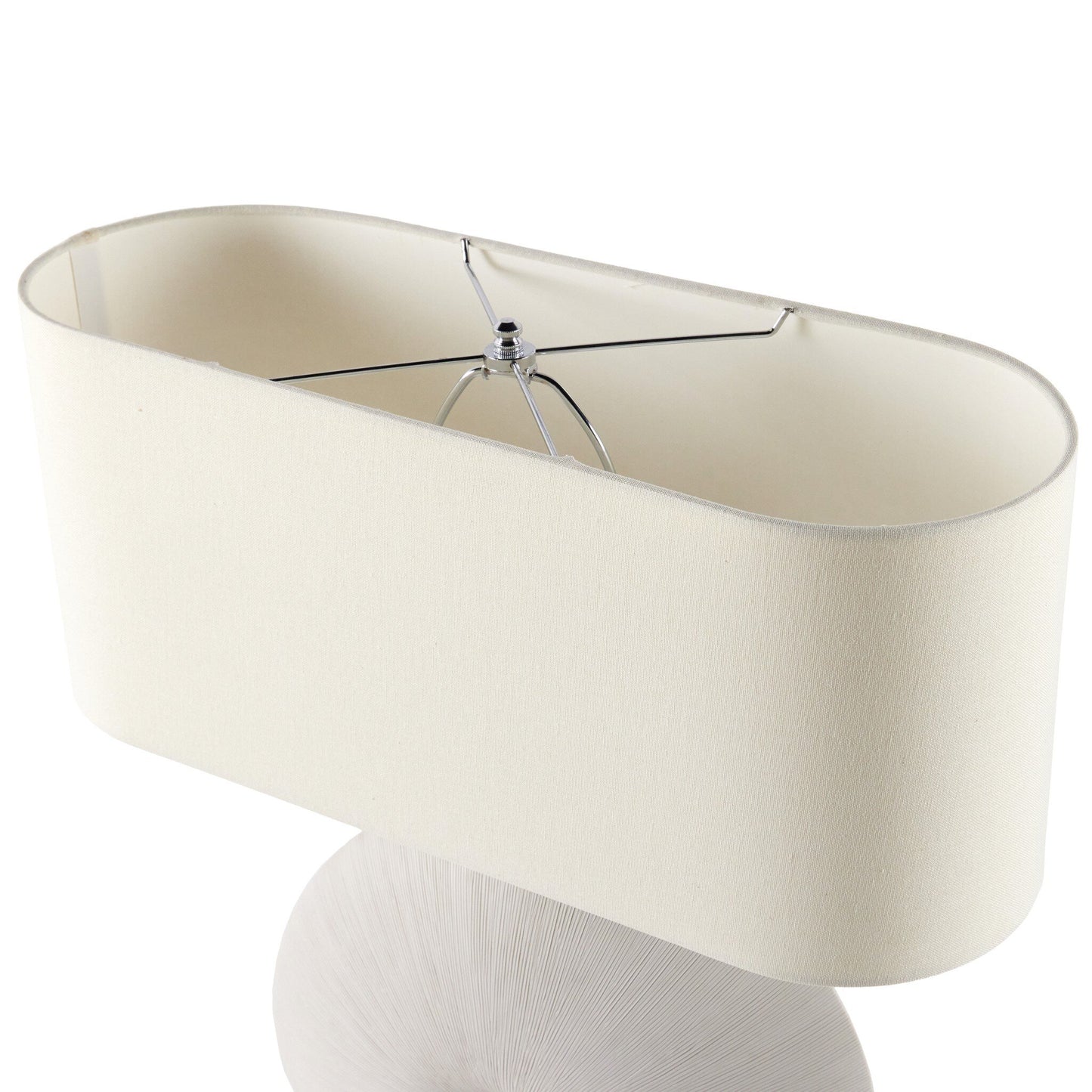 Busaba Table Lamp- Textured Matte White