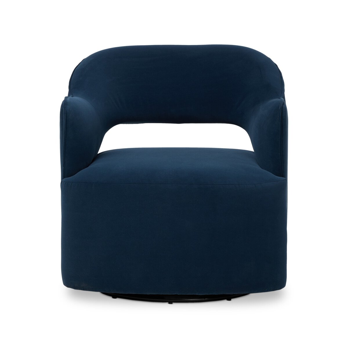 Blythe Swivel Chair, Crypton Henry Navy (Performance Fabric)