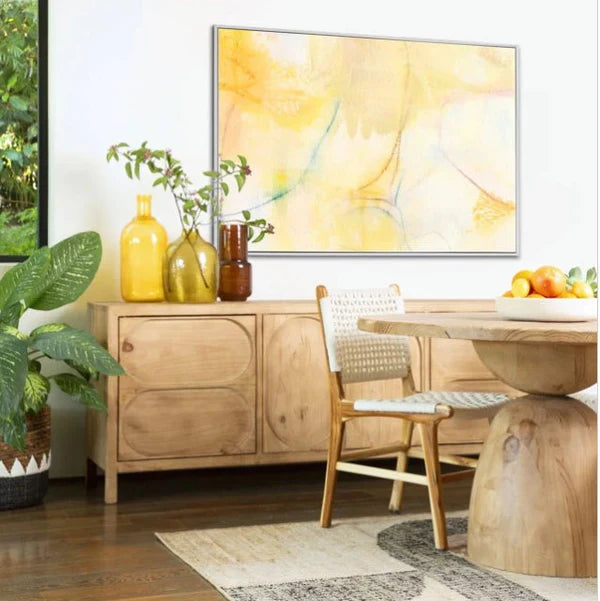 Cabrera Round Dining Table Natural 60"