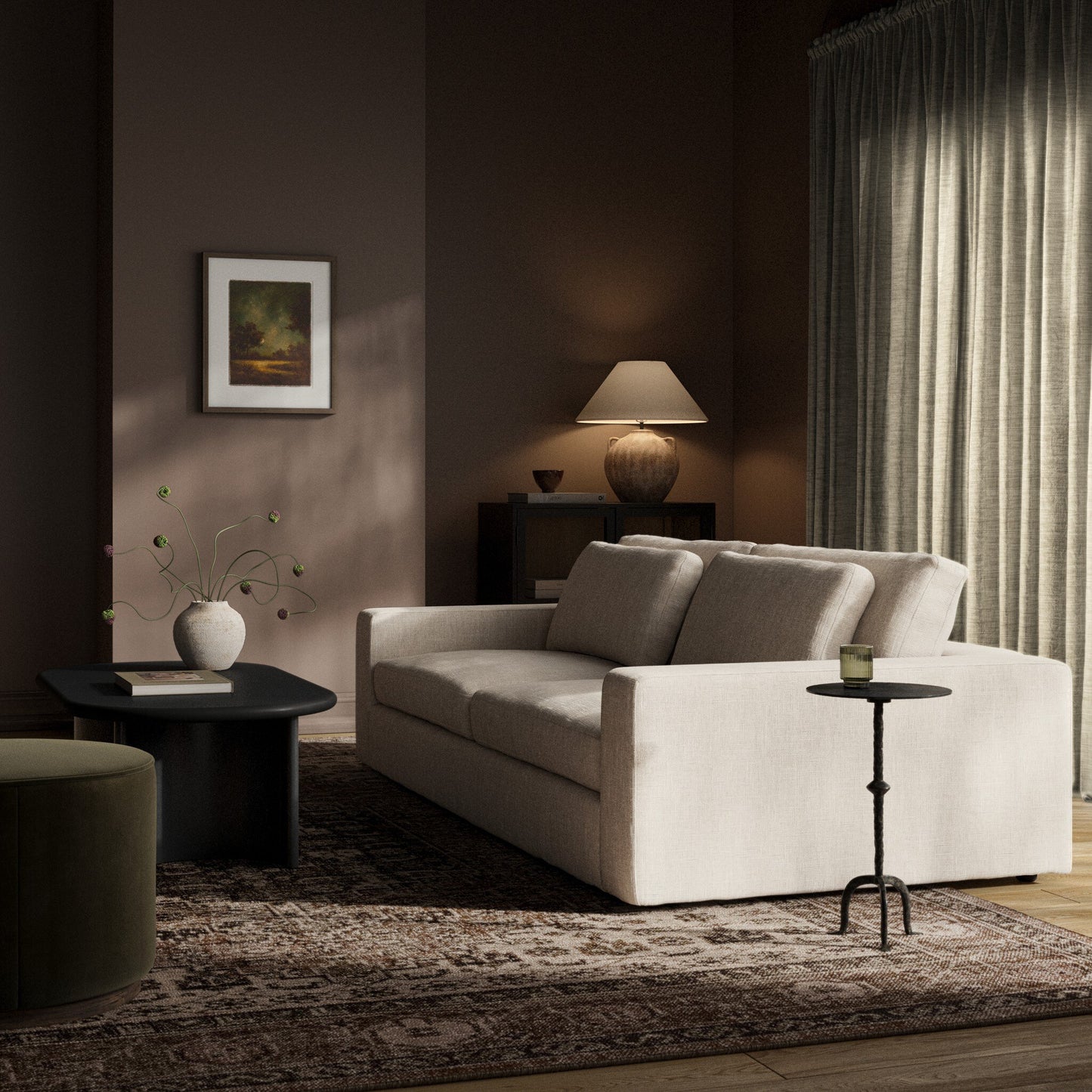 Bloor Sofa 98" Sofa- Essence Natural