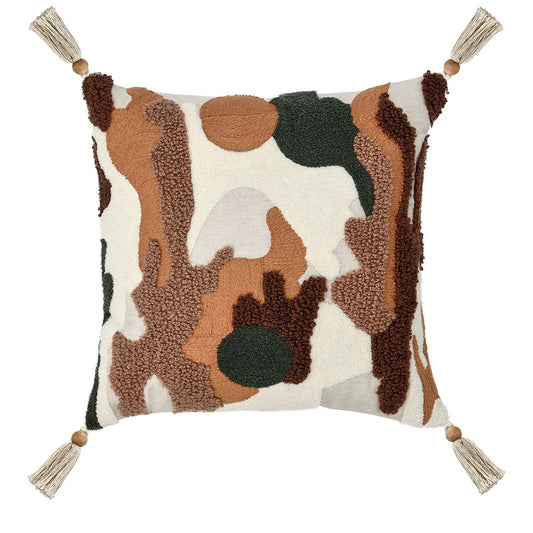 RN Caney Chestnut/Green Multi 22x22