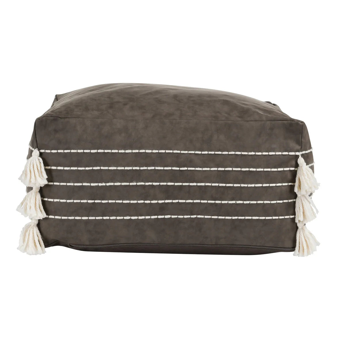 Ezekiel Vegan Leather Pouf
