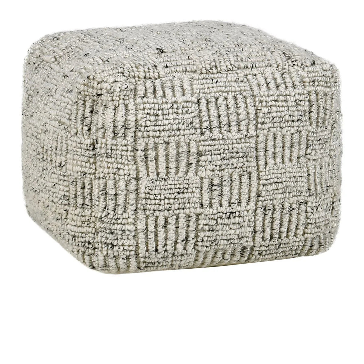 Performance Vico Pouf- Ivory Multi