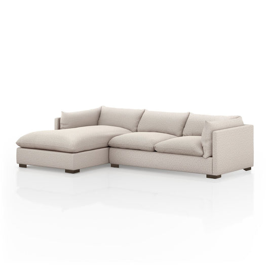 Westwood 2pc LAF Sectional 112"- Bayside Pebble