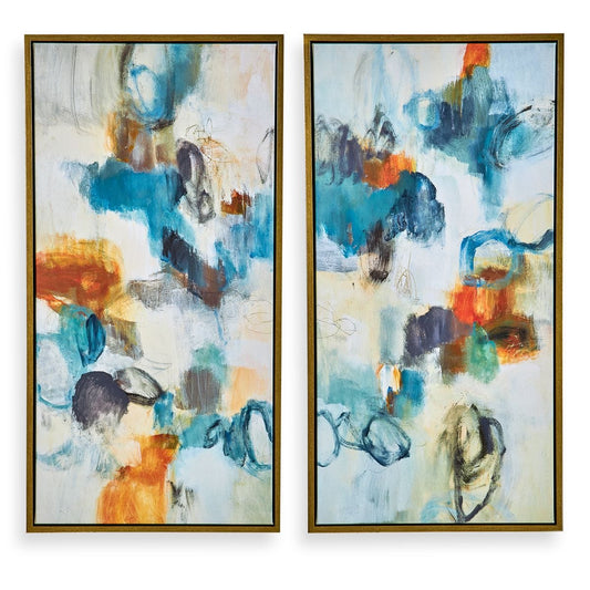 Casual Moments Framed Canvas S/2