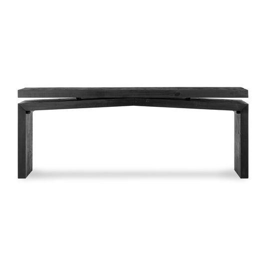 Matthes Console Table 79"-Aged Black Pine