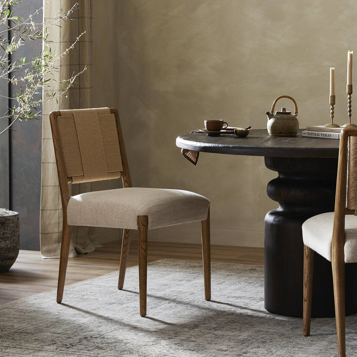 Rothler Dining Chair, Alcala Wheat